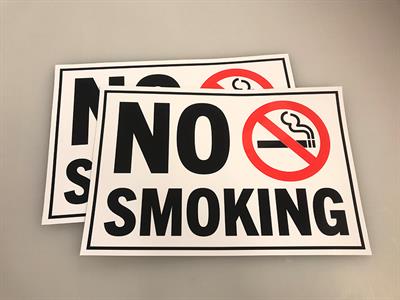 No Smoking Decal Photo
